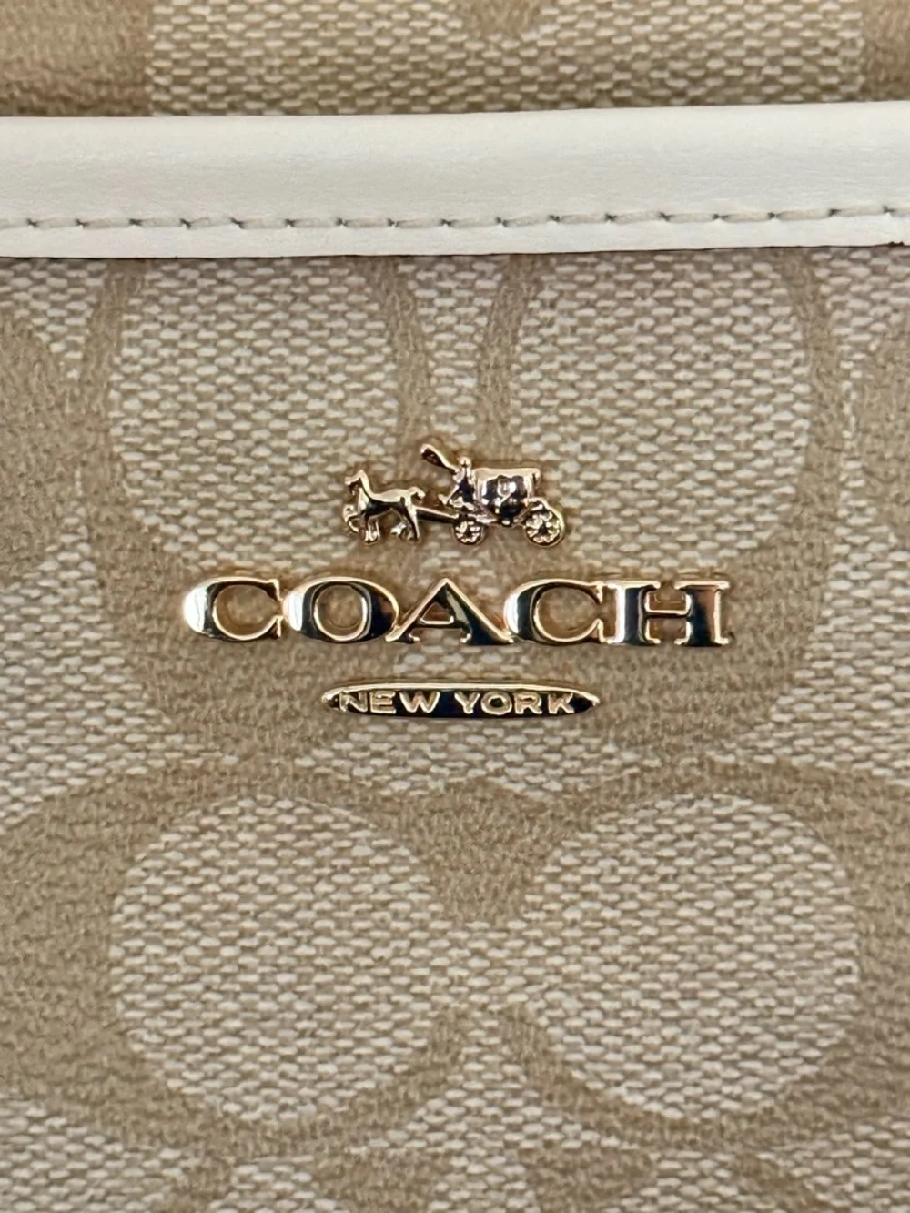 Coach Signature Leather File Crossbody Bag